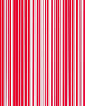 Bold Red and White Vertical Stripe Rug