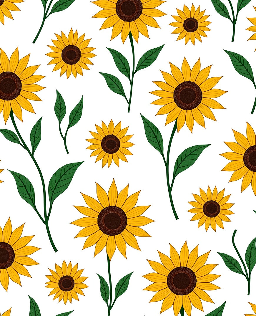 Golden Sunflower Garden Bloom Rug