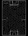 Black White Hexagonal Net Grid Rug