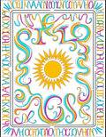 Radical Sunshine Swirls Sun Rug