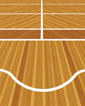 Golden Wood Grain Plank Rug