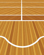 Golden Wood Grain Plank Rug