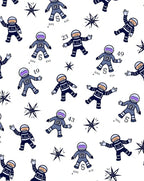 Cosmic Astronaut Galaxy Print Rug
