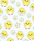 Cute Yellow Chicks Hatching Eggshells Rug