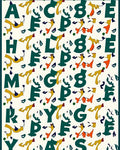 Bold Alphabet Collage Multi-Color Rug