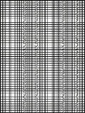 Monochrome Grid Geometric Stair Rug