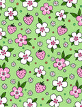 Sweet Strawberry Blossom Pastel Rug