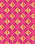 Crimson Gold Floral Medallion Rug