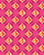 Crimson Gold Floral Medallion Rug