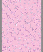 Pink Whimsical Line Art Whimsical Vines Rug