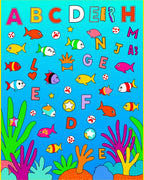 Alphabet Fish Underwater Adventure Rug