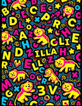 Playful Lions And ABC Letters Rug