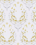 Golden Feather Winged Starburst Rug