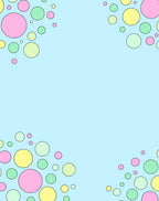 Pastel Bubble Cluster Geometric Rug
