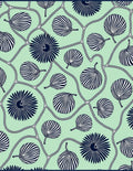 Mint Leaf Vine Floral Rug