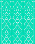 Curacao White Linked Geometric Abstraction Rug