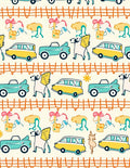 Whimsical Farm Animals And Cars Rug