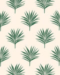 Deep Green Leafy Palm Sprays Rug