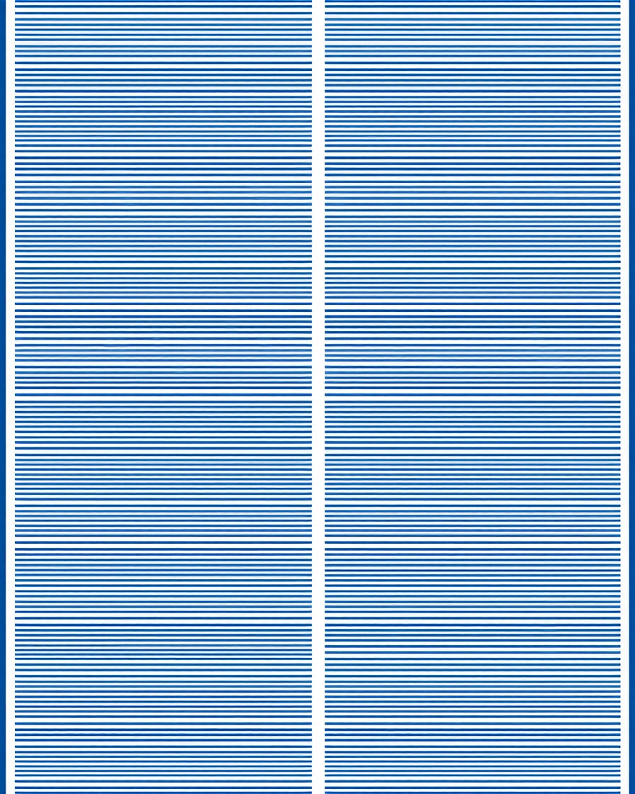 Modern Blue White Striped Line Rug