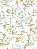 Contemporary Coral Branches Abstract Rug