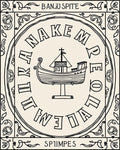 Vintage Nautical Ship Round Emblem Rug