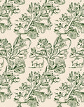 Whimsical Green Elephant Jungle Sketch Rug