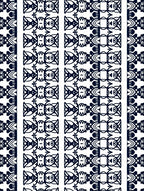 Dark Blue Tribal Vertical Repeat Rug