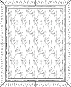 Abstract Figure Line Art Rug