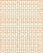 Antique Ochre Honeycomb Lattice Rug