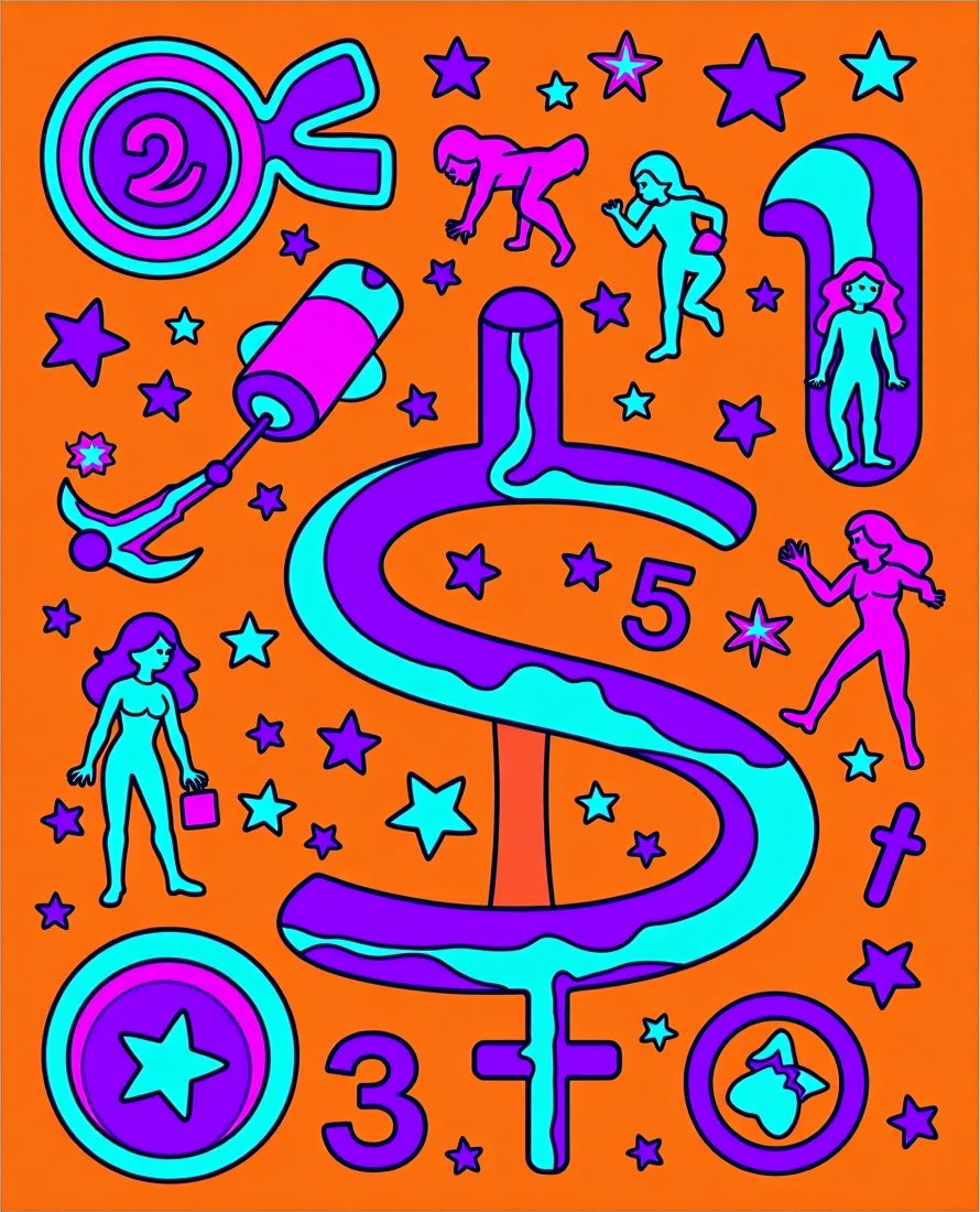 Pop Art Graphic Dollar Stars Rug