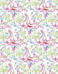 Vibrant Abstract Floral Swirls Rug