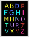 Bold Alphabet Color Block Rug