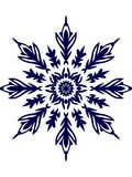 Deep Indigo Starburst Mandala Rug