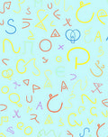 Whimsical Colorful Abstract Doodles Rug