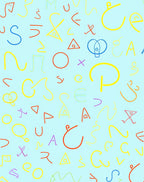 Whimsical Colorful Abstract Doodles Rug
