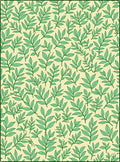 Pastel Green Foliage Branches Botanical Rug