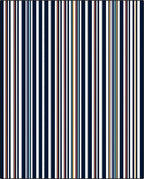 Modern Navy Blue Multicolor Striped Rug