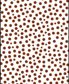 Brown Polka Dot Scattering Rug