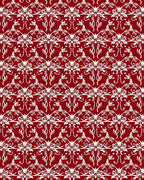 Crimson Dragon Folk Art Rug