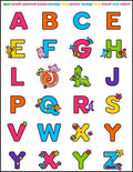 Alphabet Friends Fun Border Rug