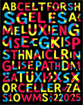 Bold Alphabet Splash Rug