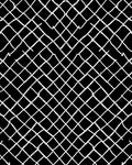 Monochromatic Wire Mesh Overlay Rug
