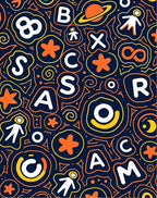 Playful Alphabet And Shapes Medley Rug