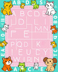 Cute Cat Alphabet Play Mat Rug