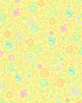 Whimsical Pastel Floral Swirl Art Rug