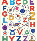 Cosmic Alphabet Planets Planets Orbiting Rug