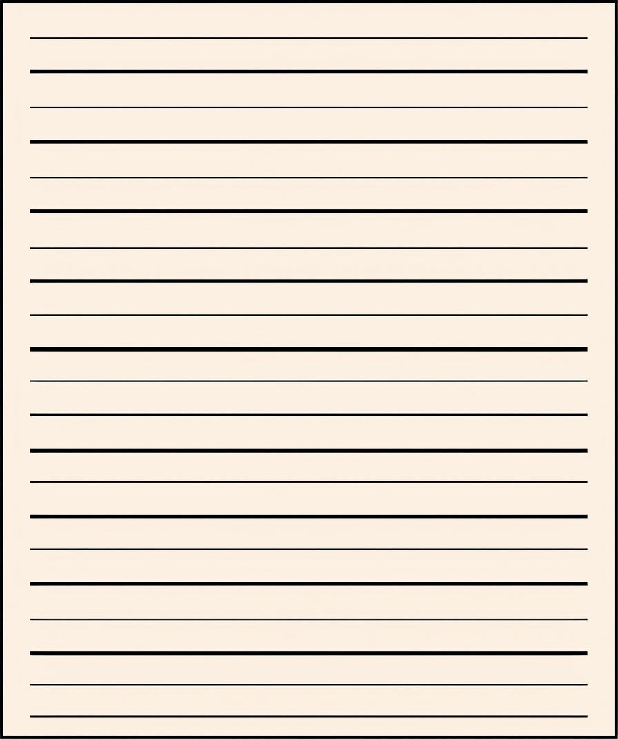 Minimalist Beige Black Striped Rug