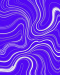 Vibrant White Swirl Amethyst Rug