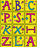 Pop Art Alphabet Medley Rug