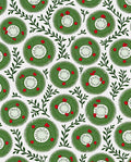 Wreath and Leaf Garland Repeat Rug